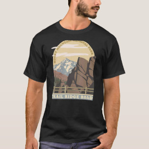 Rocky Mountain National Park Trail Ridge Road Vint T-Shirt