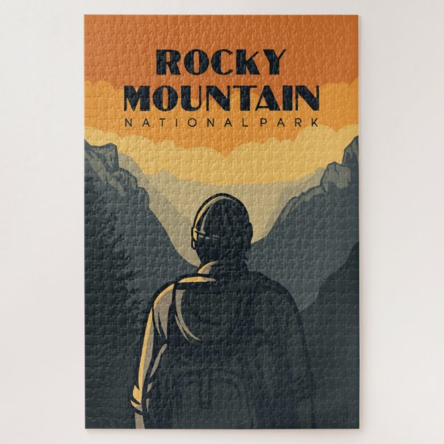 Rocky Mountain National Park Travel Jigsaw Puzzle (Vertical)