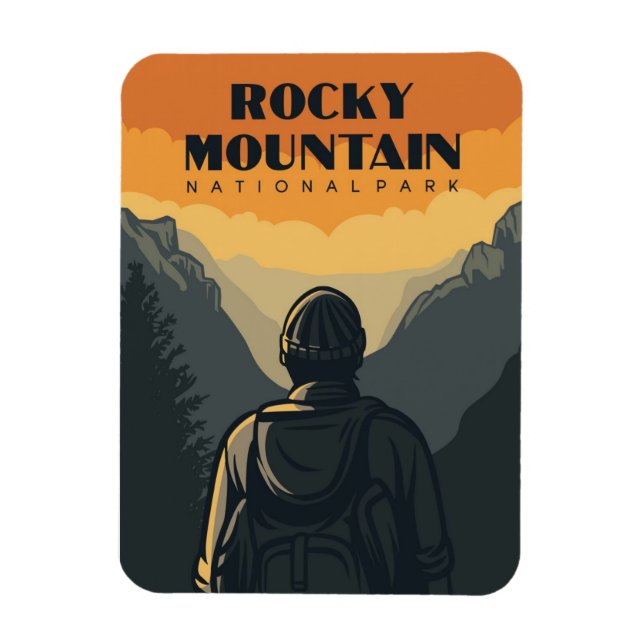Rocky Mountain National Park Travel Magnet (Vertical)