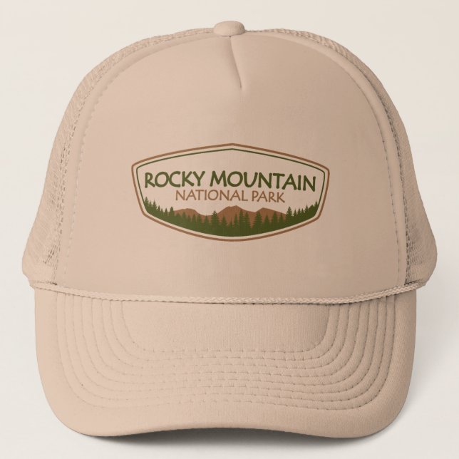 Rocky Mountain National Park Trucker Hat (Front)