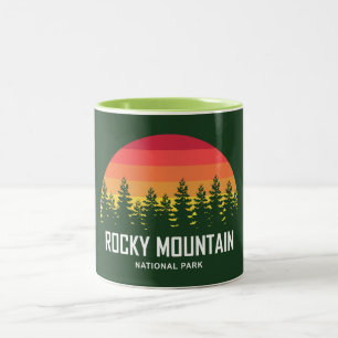 Rocky Mountain National Park Two-Tone Coffee Mug