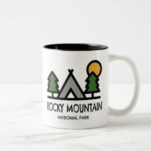 Rocky Mountain National Park Two-Tone Coffee Mug