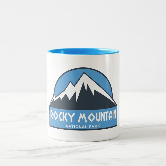 Rocky Mountain National Park Two-Tone Coffee Mug (Center)