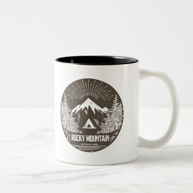 Rocky Mountain National Park Two-Tone Coffee Mug (Right)