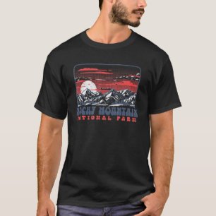 Rocky Mountain National Park Vintage Hiking & Camp T-Shirt