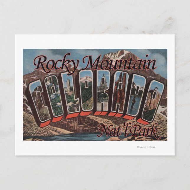 Rocky Mountain Nat'l Park, Colorado Postcard (Front)
