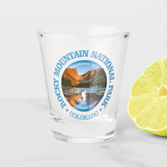 Rocky Mountain (NP2) Shot Glass (Front)