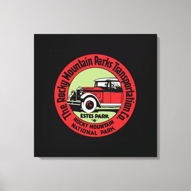 Rocky Mountain Park Canvas Print (Front)