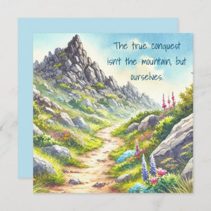 Rocky Mountain Path & Quote Card