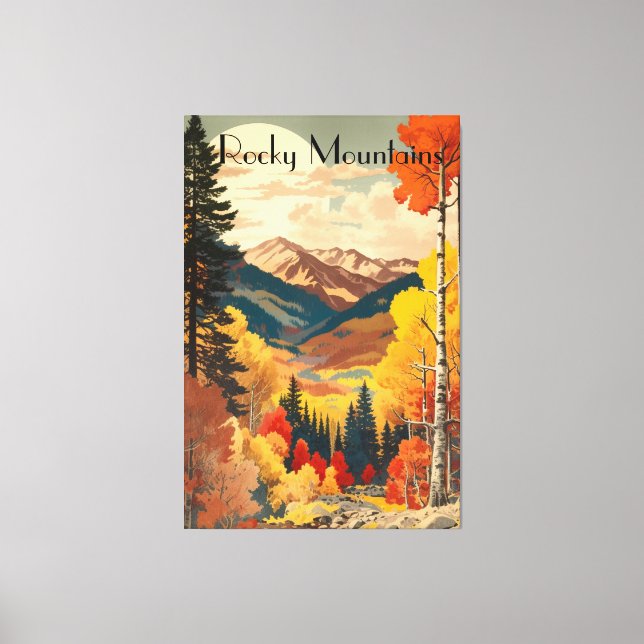 Rocky Mountain Peak Your Interest Canvas Print (Front)