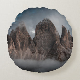 ROCKY MOUNTAIN PHOTOGRAPH ROUND CUSHION