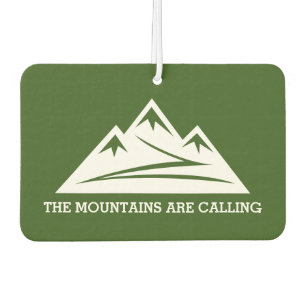 Rocky mountain quote car air freshener