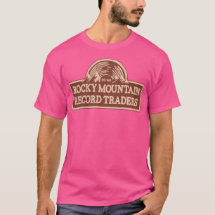 Rocky Mountain Record Traders Logo - Life Is Stran T-Shirt