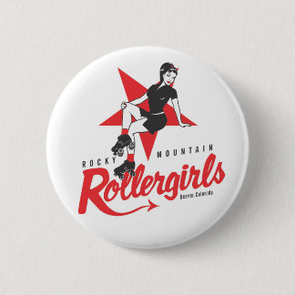 Rocky Mountain Rollergirls 6 Cm Round Badge