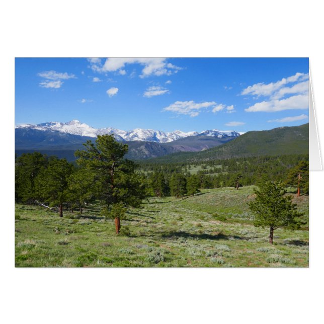 Rocky Mountain View Scenic Landscape (Front Horizontal)