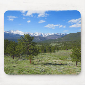 Rocky Mountain View Scenic Landscape Mouse Mat