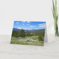 Rocky Mountain View Scenic Landscape