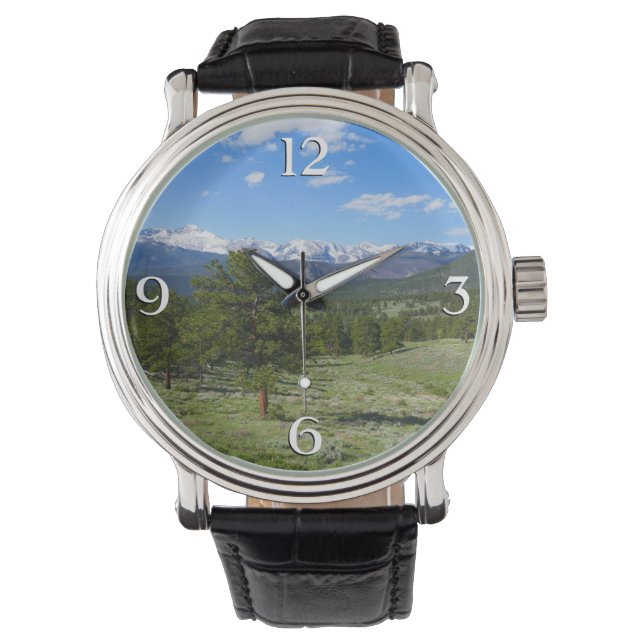 Rocky Mountain View Scenic Landscape Watch (Front)