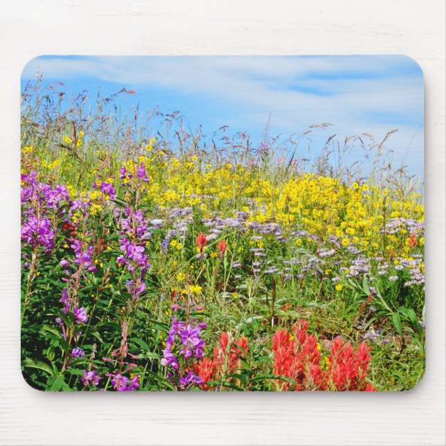 Rocky Mountain Wildflowers Mouse Mat (Front)
