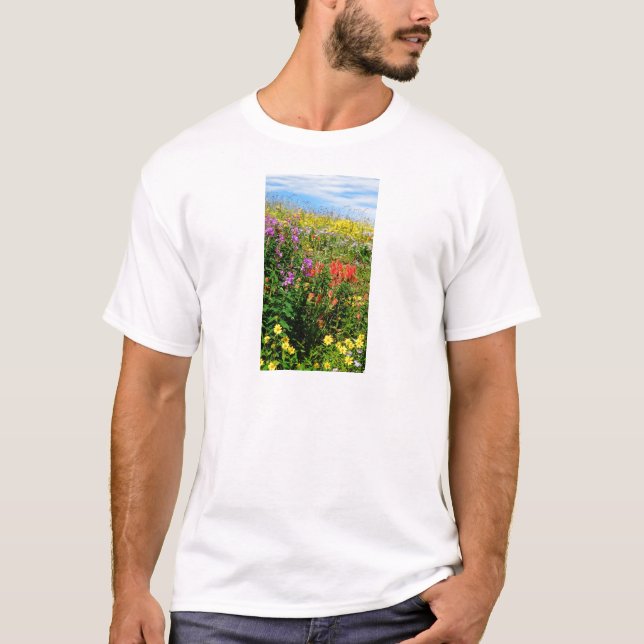 Rocky Mountain Wildflowers T-Shirt (Front)