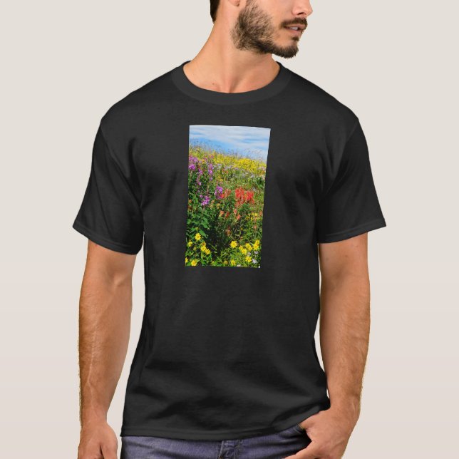 Rocky Mountain Wildflowers T-Shirt (Front)