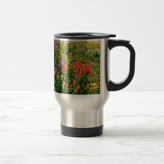 Rocky Mountain Wildflowers Travel Mug (Right)