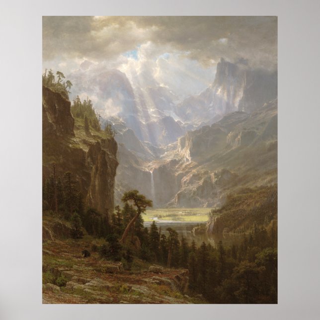 Rocky Mountains Albert Bierstadt Poster (Front)
