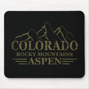 Rocky Mountains Aspen Colorado  Mouse Mat
