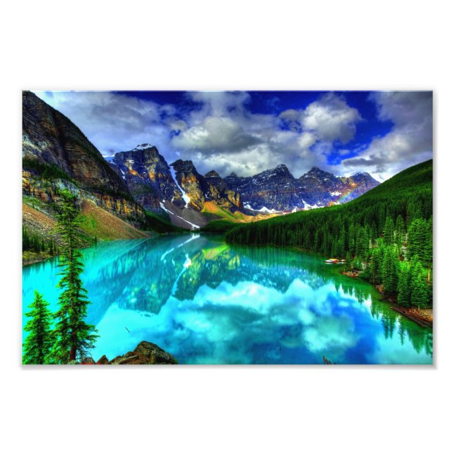 Rocky Mountains beautiful Canadian Photo Print (Front)
