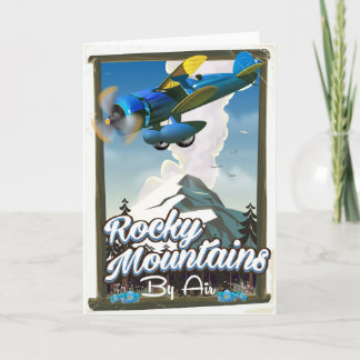 Rocky Mountains by Air! Holiday Card