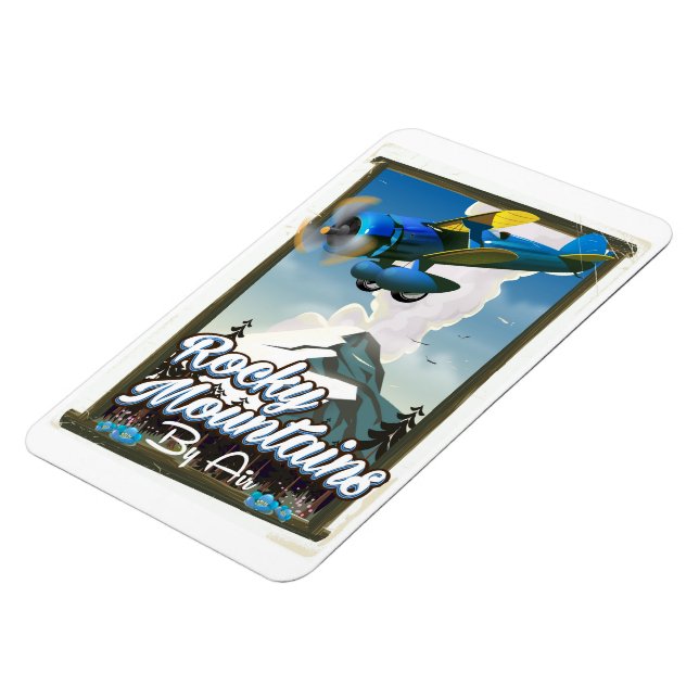 Rocky Mountains by Air! Magnet (Left Side)