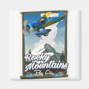 Rocky Mountains by Air! Magnet