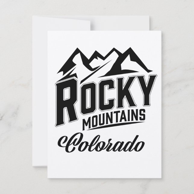 Rocky Mountains Colorado (Front)