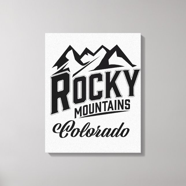 Rocky Mountains Colorado Canvas Print (Front)