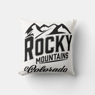 Rocky Mountains Colorado Cushion