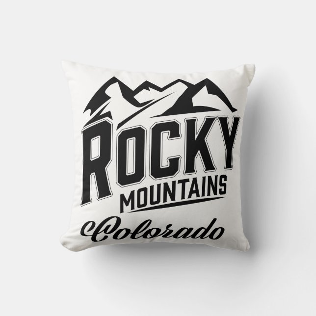 Rocky Mountains Colorado Cushion (Front)