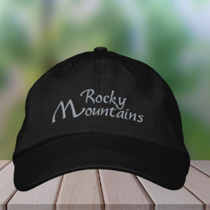 Rocky Mountains colorado Embroidered Hat