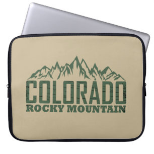 rocky Mountains Colorado Laptop Sleeve