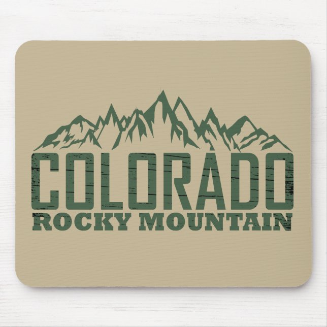rocky Mountains Colorado Mouse Mat (Front)