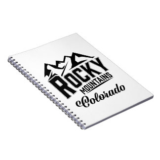 Rocky Mountains Colorado Notebook
