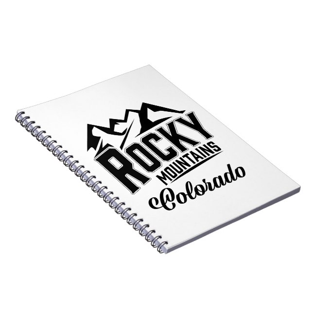 Rocky Mountains Colorado Notebook (Right Side)