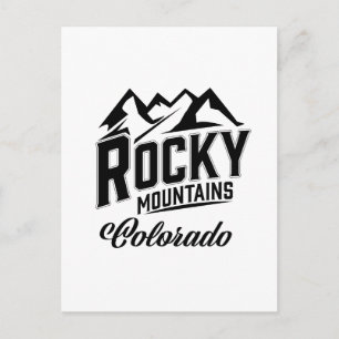 Rocky Mountains Colorado Postcard