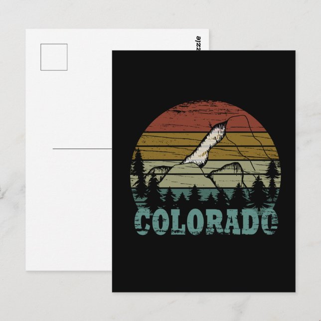Rocky Mountains Colorado Postcard (Front/Back)
