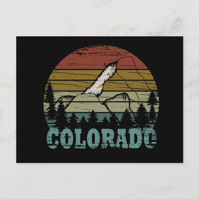 Rocky Mountains Colorado Postcard (Front)