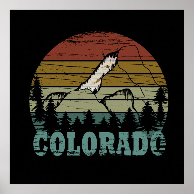 Rocky Mountains Colorado Poster (Front)