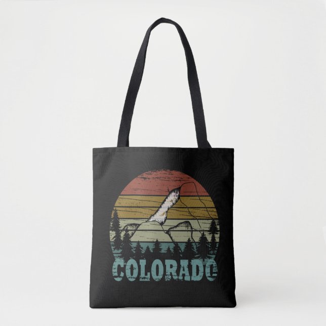 Rocky Mountains Colorado Tote Bag (Front)