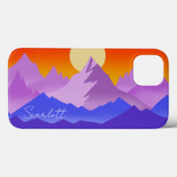Rocky Mountains Golden Hour Sun Art