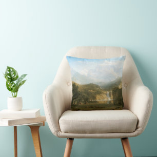 Rocky Mountains, Lander's Peak by Albert Bierstadt Cushion