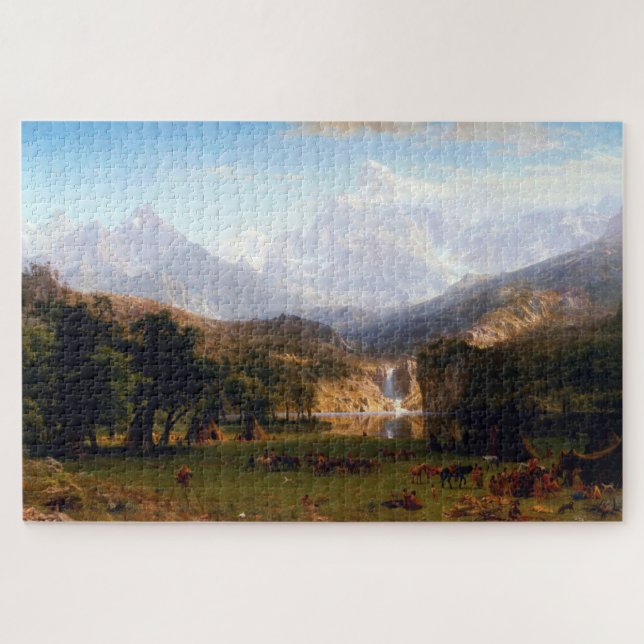 Rocky Mountains, Lander's Peak, California Jigsaw Puzzle (Horizontal)