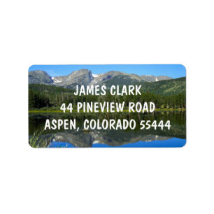 ROCKY MOUNTAINS LARGE RETURN ADDRESS LABELS
